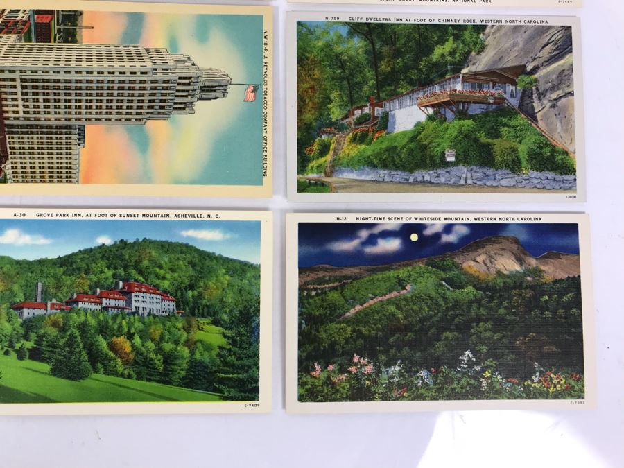 (25) Vintage Asheville Post Card Co Linen Post Cards [Photo 10]