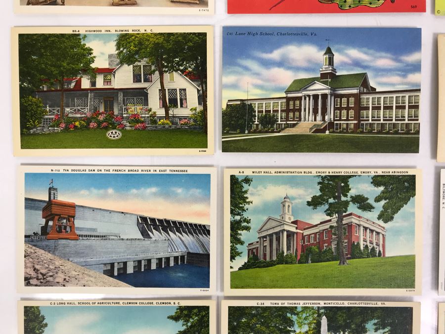 (25) Vintage Asheville Post Card Co Linen Post Cards [Photo 5]