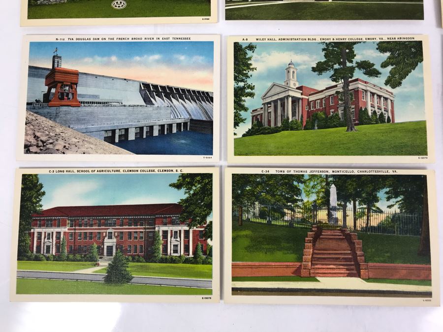 (25) Vintage Asheville Post Card Co Linen Post Cards [Photo 8]