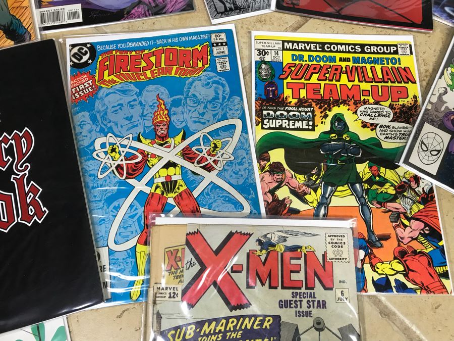 Long Box Of Vintage Comic Books - See Photos