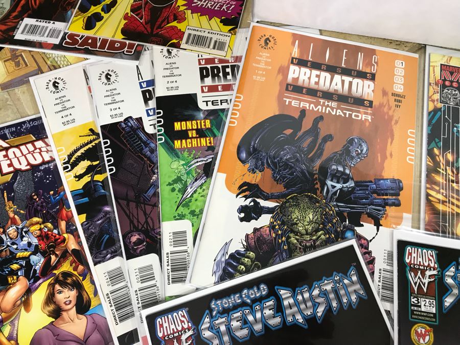 Long Box Of Vintage Comic Books - See Photos [Photo 11]