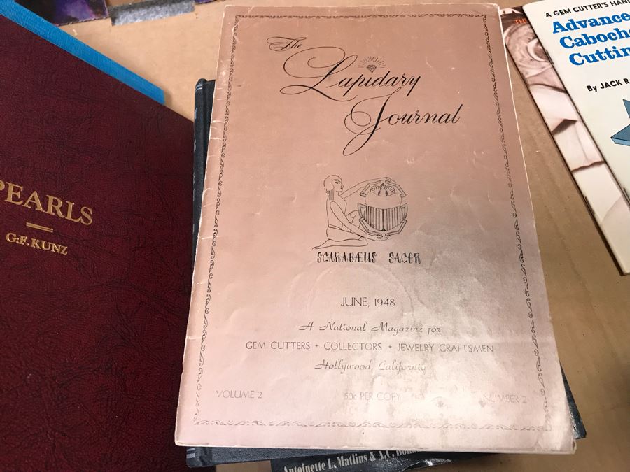 Collection Of Vintage Books On Jewelry Making, Gemstones, Pearls, Gem And Gold Prospecting - See Photos [Photo 21]