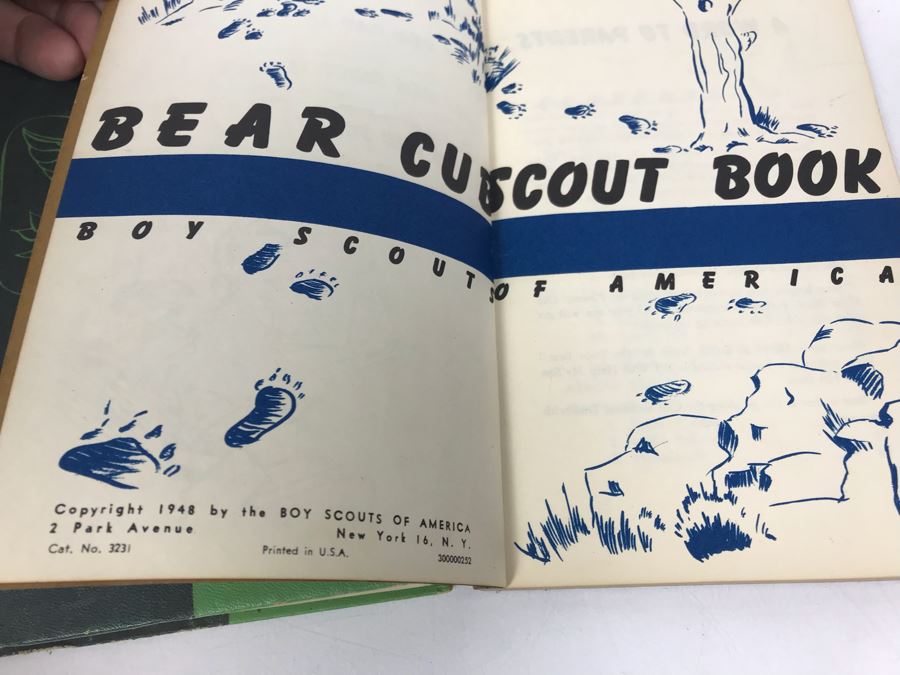 Vintage Girl Scout Handbook, Bear Cut Scout Book And Lion Cub Scout Book [Photo 7]