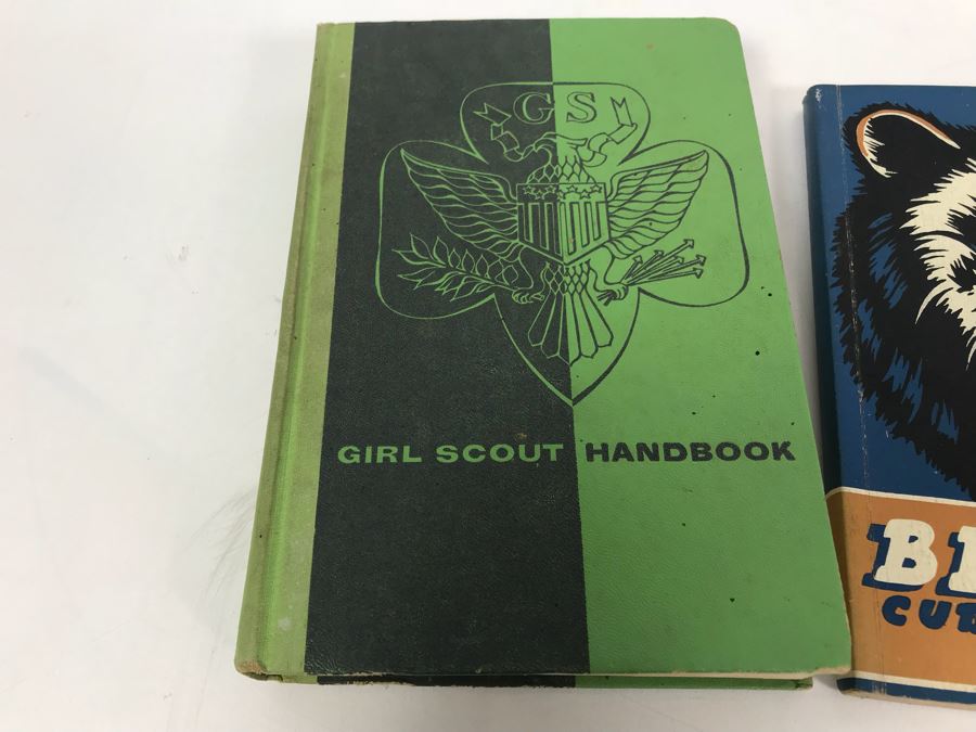 Vintage Girl Scout Handbook, Bear Cut Scout Book And Lion Cub Scout Book [Photo 9]