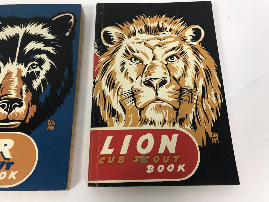 Vintage Girl Scout Handbook, Bear Cut Scout Book And Lion Cub Scout Book [Photo 2]