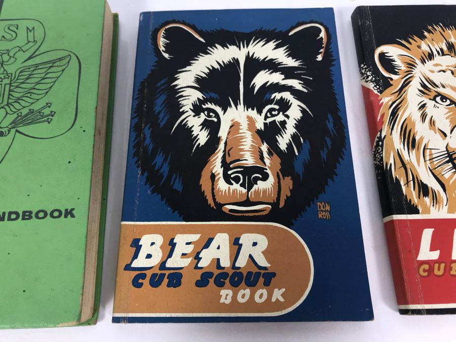 Vintage Girl Scout Handbook, Bear Cut Scout Book And Lion Cub Scout Book [Photo 3]