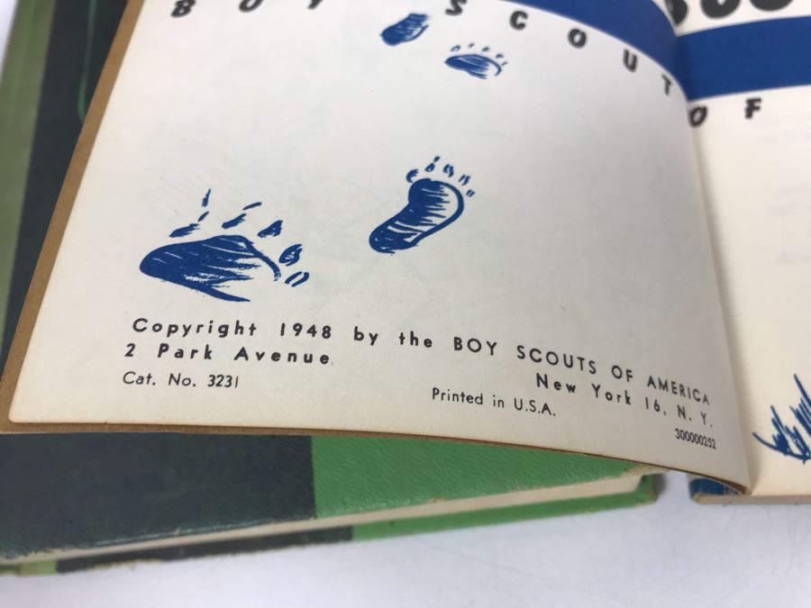 Vintage Girl Scout Handbook, Bear Cut Scout Book And Lion Cub Scout Book