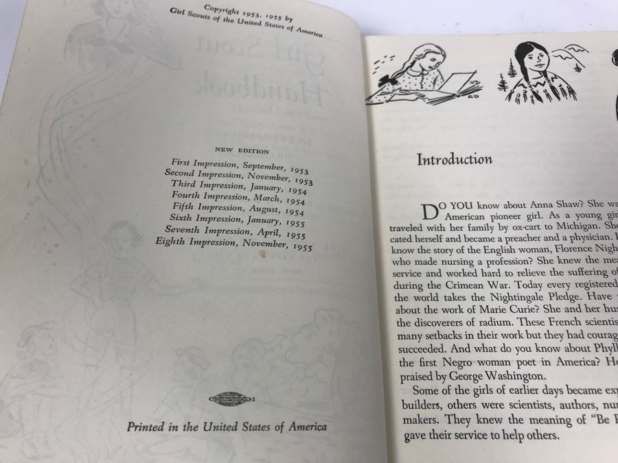 Vintage Girl Scout Handbook, Bear Cut Scout Book And Lion Cub Scout Book [Photo 10]
