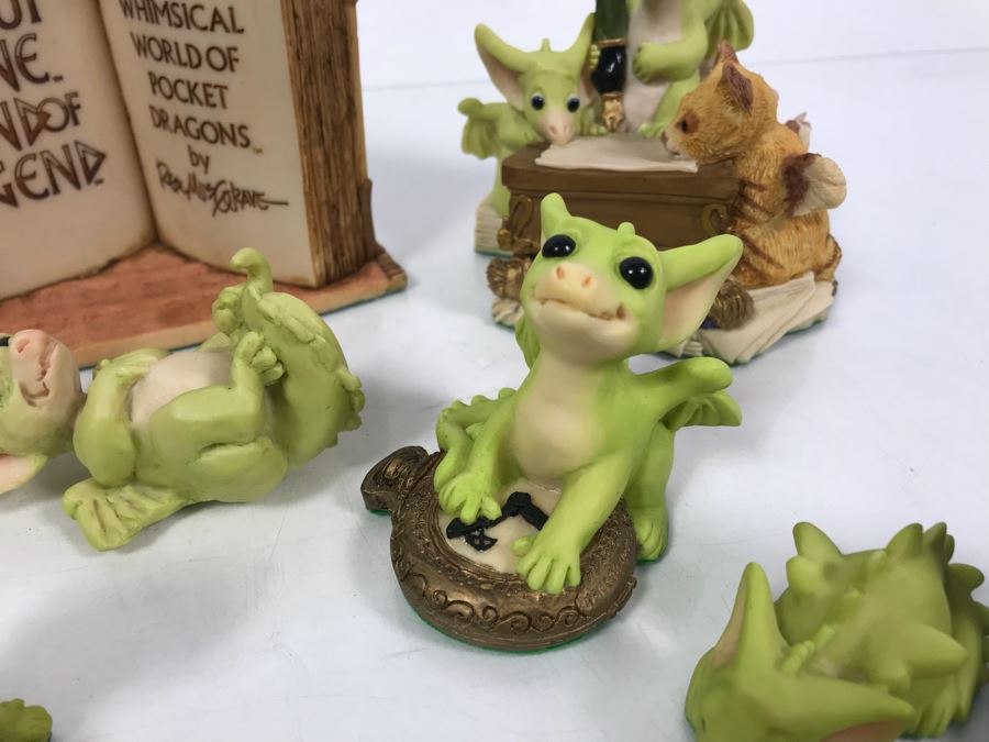 Collection Of (11) Mainly SIGNED Real Musgrave's Whimsical World Of Pocket Dragons And Pins - See Photos [Photo 11]