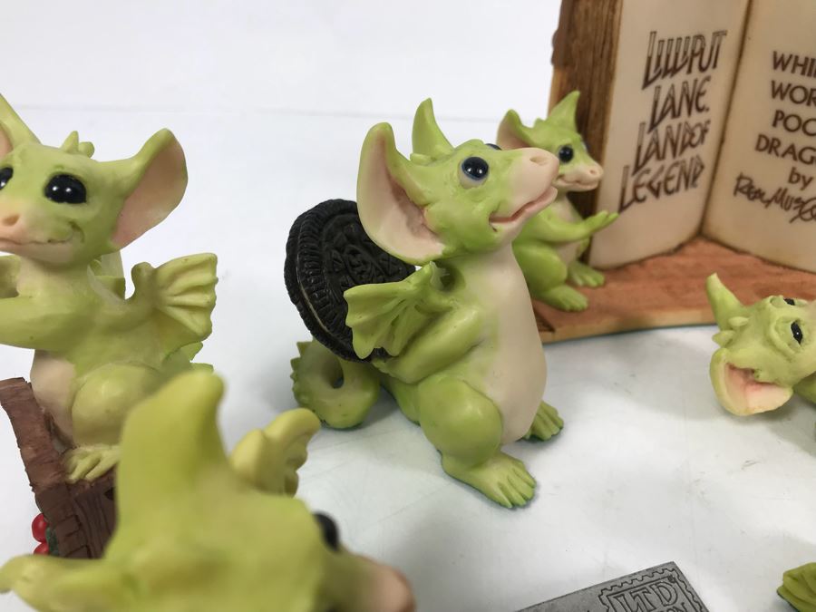 Collection Of (11) Mainly SIGNED Real Musgrave's Whimsical World Of Pocket Dragons And Pins - See Photos [Photo 9]