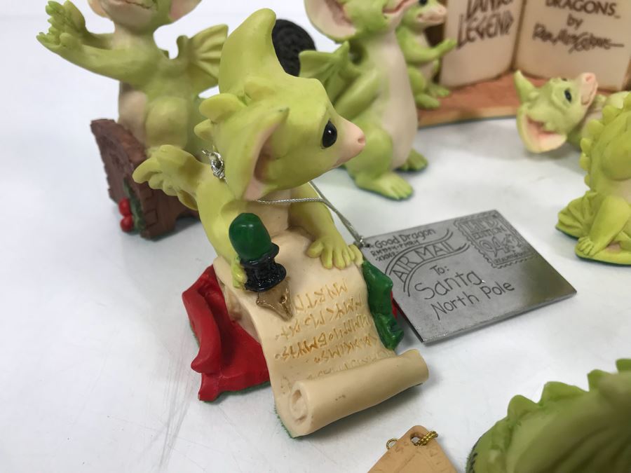 Collection Of (11) Mainly SIGNED Real Musgrave's Whimsical World Of Pocket Dragons And Pins - See Photos [Photo 7]