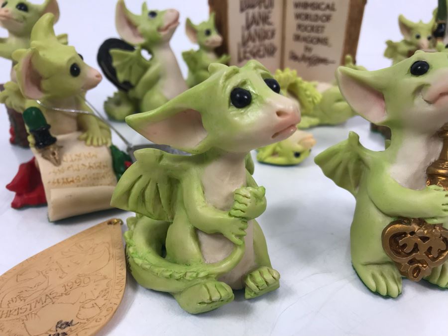 Collection Of (11) Mainly SIGNED Real Musgrave's Whimsical World Of Pocket Dragons And Pins - See Photos [Photo 5]