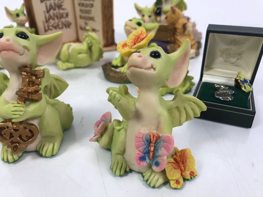 Collection Of (11) Mainly SIGNED Real Musgrave's Whimsical World Of Pocket Dragons And Pins - See Photos [Photo 3]
