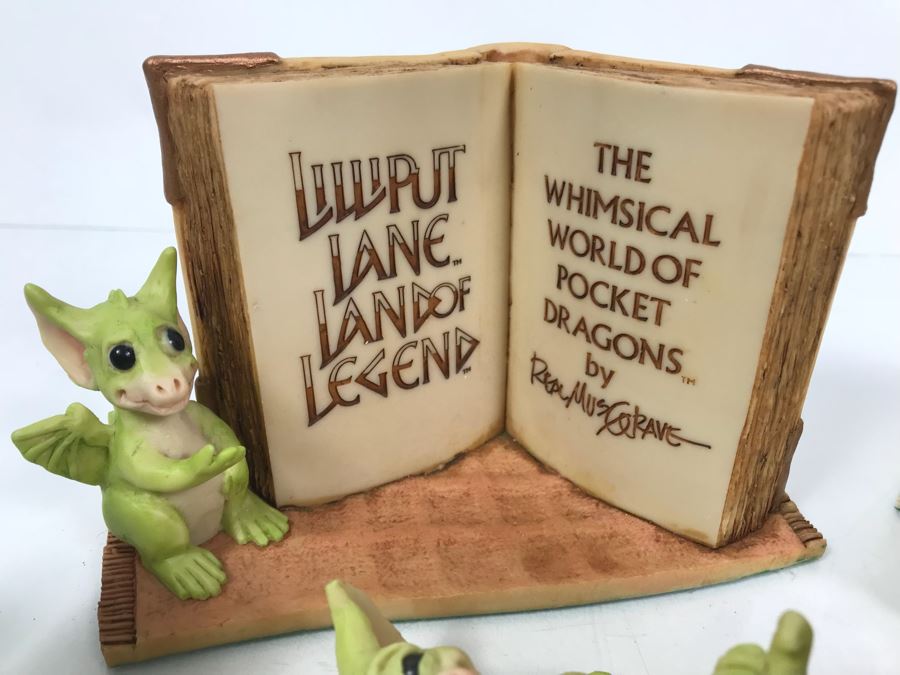 Collection Of (11) Mainly SIGNED Real Musgrave's Whimsical World Of Pocket Dragons And Pins - See Photos [Photo 16]