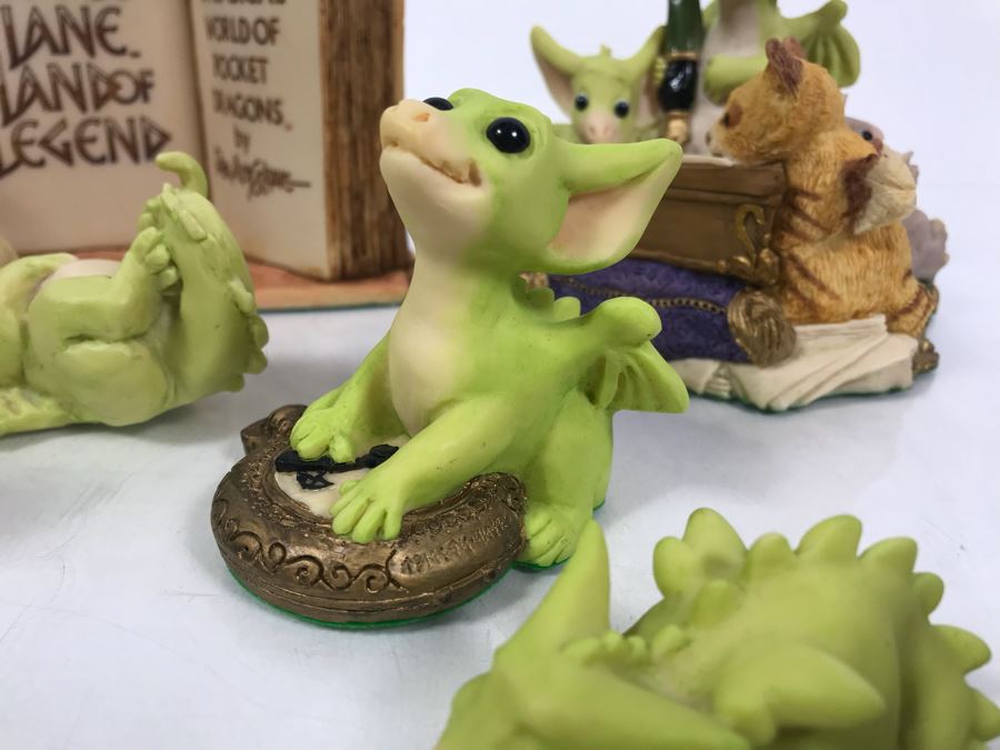 Collection Of (11) Mainly SIGNED Real Musgrave's Whimsical World Of Pocket Dragons And Pins - See Photos [Photo 14]