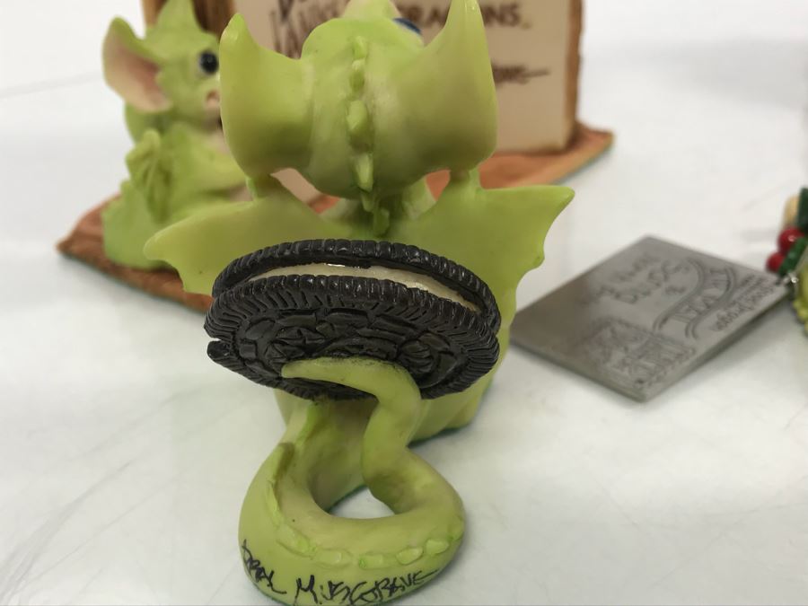 Collection Of (11) Mainly SIGNED Real Musgrave's Whimsical World Of Pocket Dragons And Pins - See Photos [Photo 27]