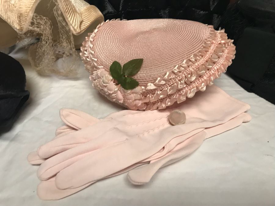 (12) Vintage Women's Hats And Marine Corps Hat [Photo 6]