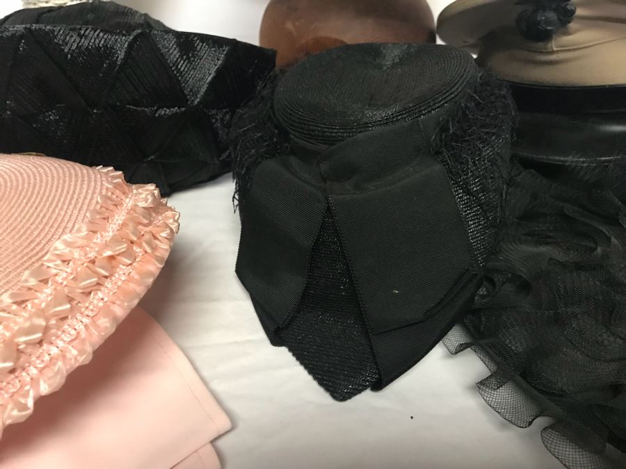 (12) Vintage Women's Hats And Marine Corps Hat [Photo 8]