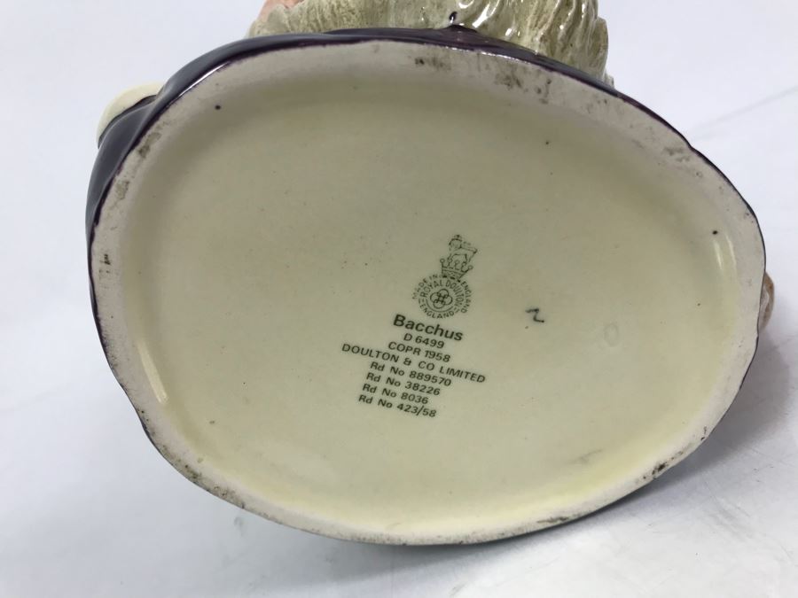 Vintage Royal Doulton Bacchus Wine God Toby Mug D 6499 [Photo 7]