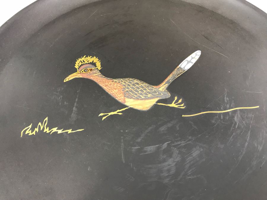 Pair Of Vintage Couroc Of Monterey CA Hand Inlaid Trays Ray Howe [Photo 4]