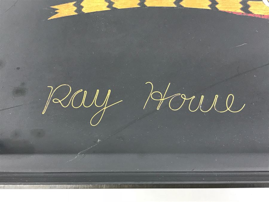 Pair Of Vintage Couroc Of Monterey CA Hand Inlaid Trays Ray Howe [Photo 10]