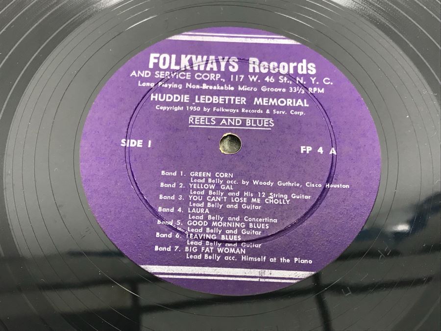 Collection Of (5) Vintage Blues Vinyl Records Featuring Leadbelly And Josh White [Photo 7]