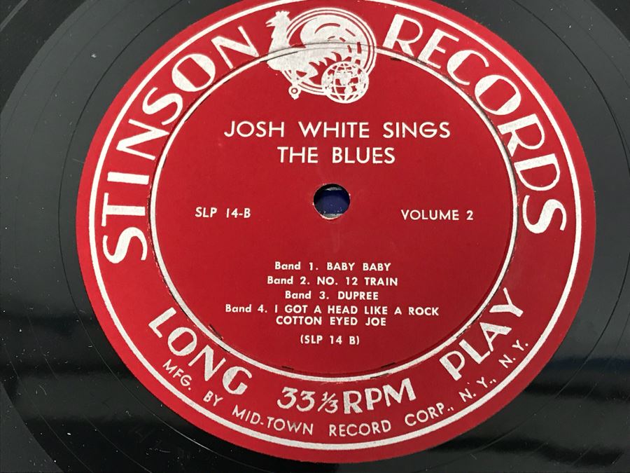 Collection Of (5) Vintage Blues Vinyl Records Featuring Leadbelly And Josh White [Photo 17]