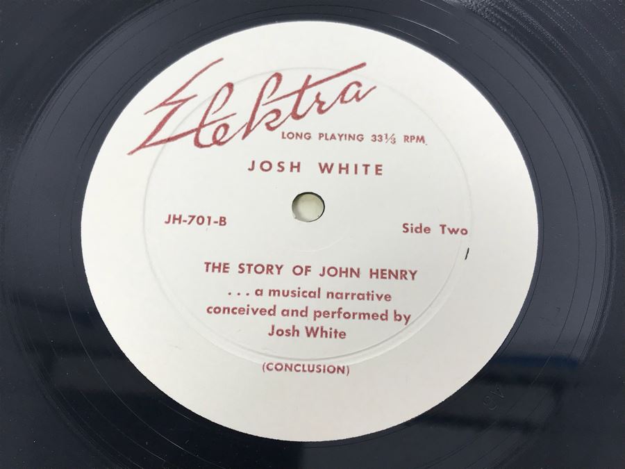 Collection Of (5) Vintage Blues Vinyl Records Featuring Leadbelly And Josh White [Photo 28]
