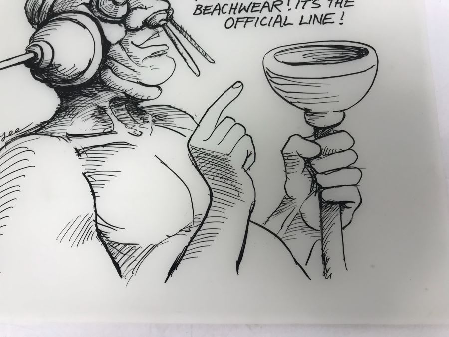 Original Illustration Drawing By Local Artist Bob Lee 11' X 9' [Photo 3]