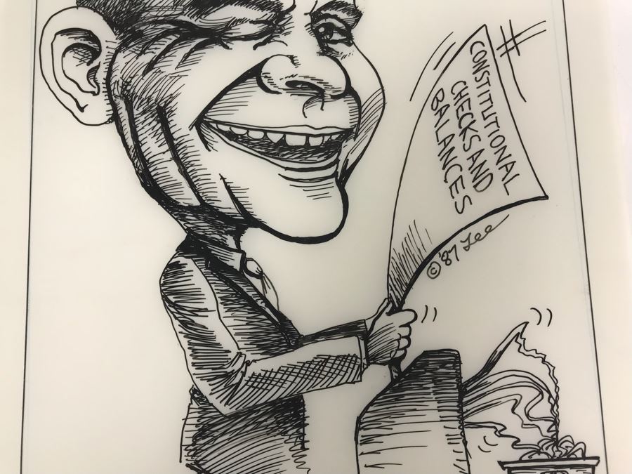 Pair Of Original Illustrations By Local Artist Bob Lee [Photo 8]