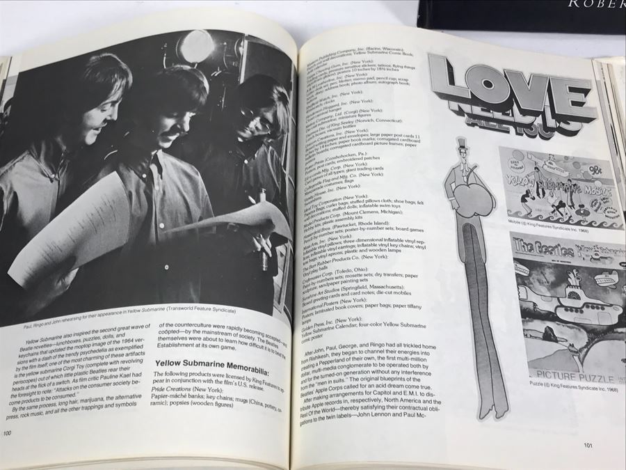 (2) Beatles Coffee Table Books: The Beatles A Private View Robert Freeman And The Beatles Forever Nicholas Schaffner And Capital Records 45 Paperback Writer And Rain Record [Photo 9]