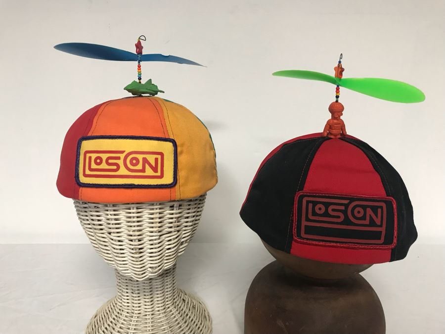 JUST ADDED - Pair Of Vintage Spinner Hats From Los Con [Photo 1]