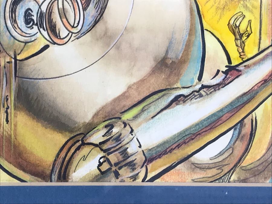 JUST ADDED - Original Science Fiction Artwork Of Kelly Freas From Comic Con International Art Show (Starting Bid Was $1,000 At Comic Con Art Show) 16' X 20' [Photo 14]