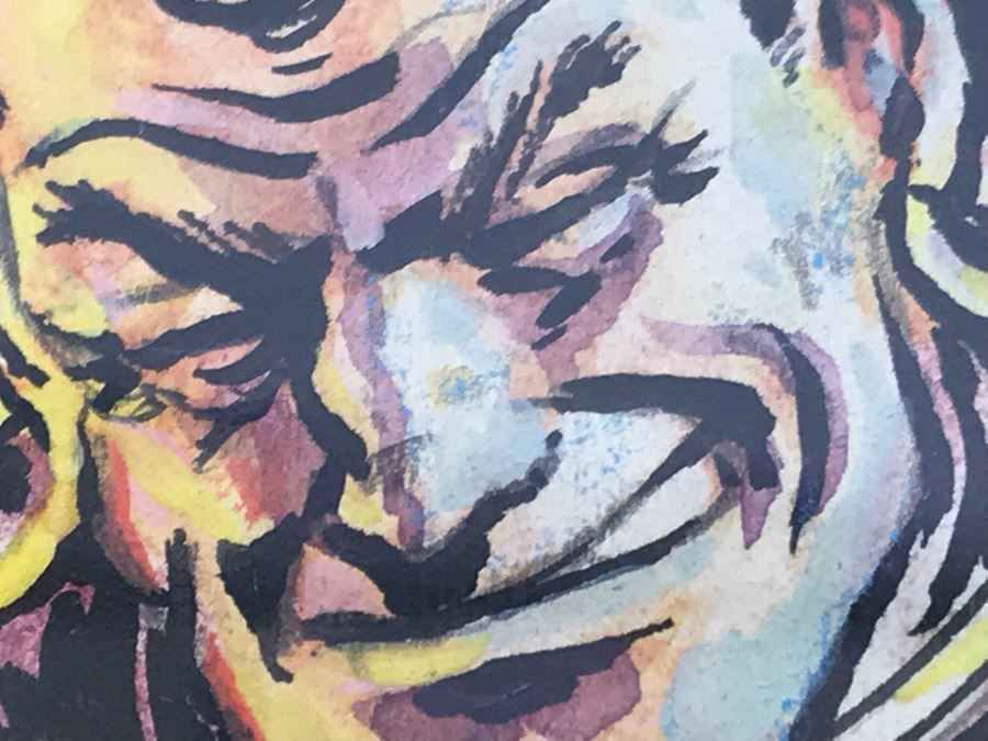 JUST ADDED - Original Science Fiction Artwork Of Kelly Freas From Comic Con International Art Show (Starting Bid Was $1,000 At Comic Con Art Show) 16' X 20' [Photo 21]