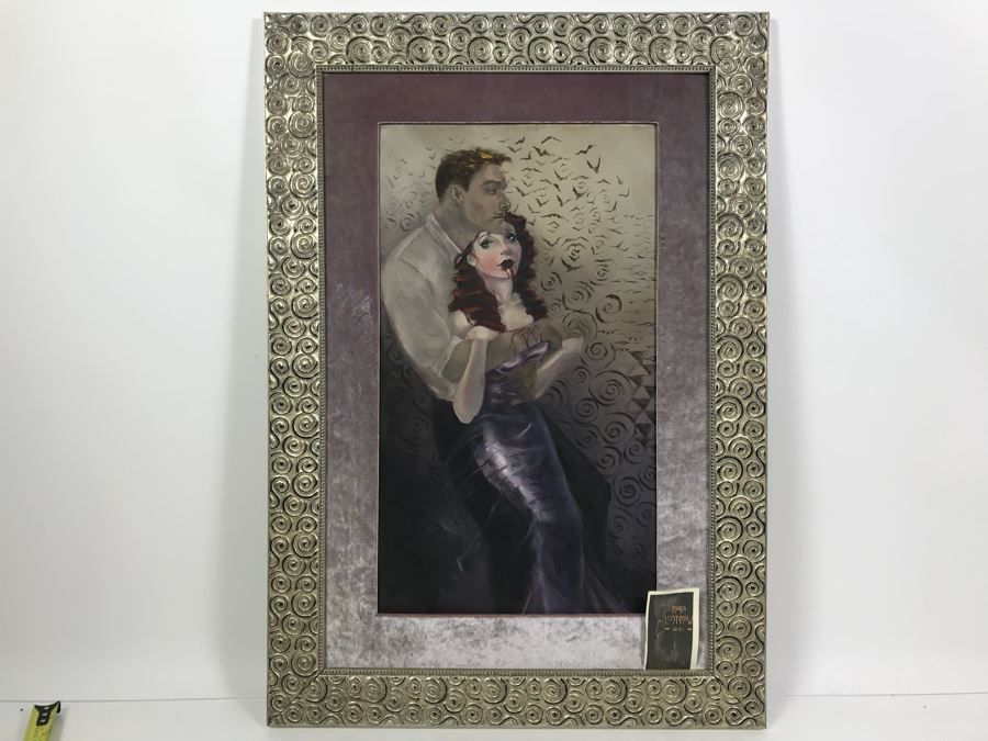 JUST ADDED - Original Fantasy Vampire Artwork By Kiara Leistikow 19' X 27' [Photo 2]