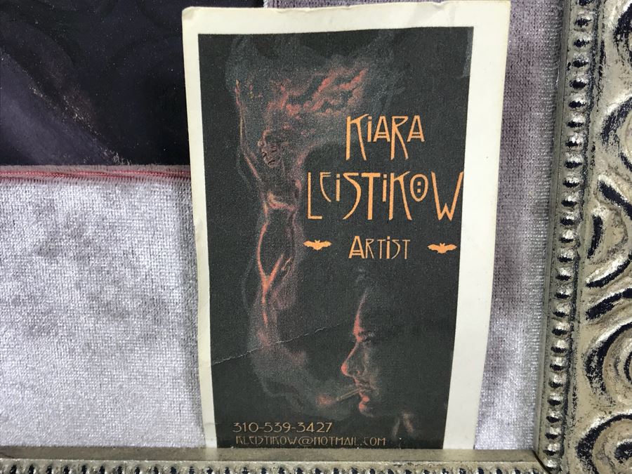 JUST ADDED - Original Fantasy Vampire Artwork By Kiara Leistikow 19' X 27' [Photo 8]