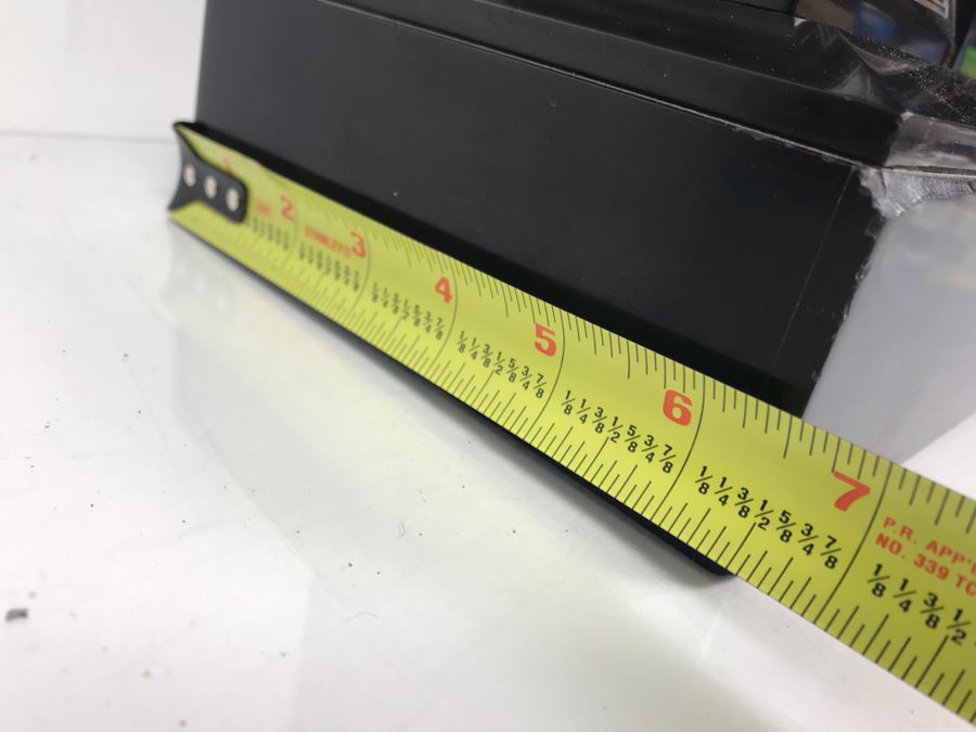 Vintage Marble Mantle Clock Porcelain Dial Movement Has Been Electrified 15'W  X 12'H X 6.5'D [Photo 14]