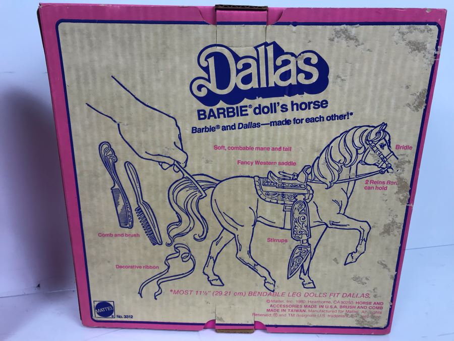 Vintage New Old Stock Barbie Toys: Dream Horse Prancer, Dallas Barbie Doll's Horse And (2) Fluff Barbie Doll's Cuddly Kitten [Photo 5]