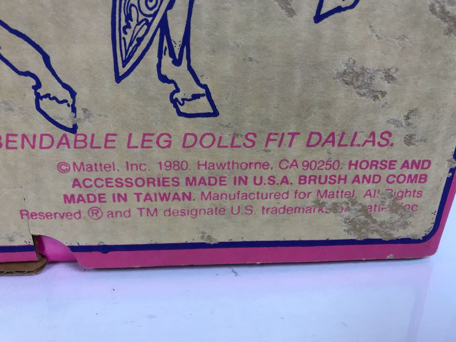 Vintage New Old Stock Barbie Toys: Dream Horse Prancer, Dallas Barbie Doll's Horse And (2) Fluff Barbie Doll's Cuddly Kitten [Photo 6]