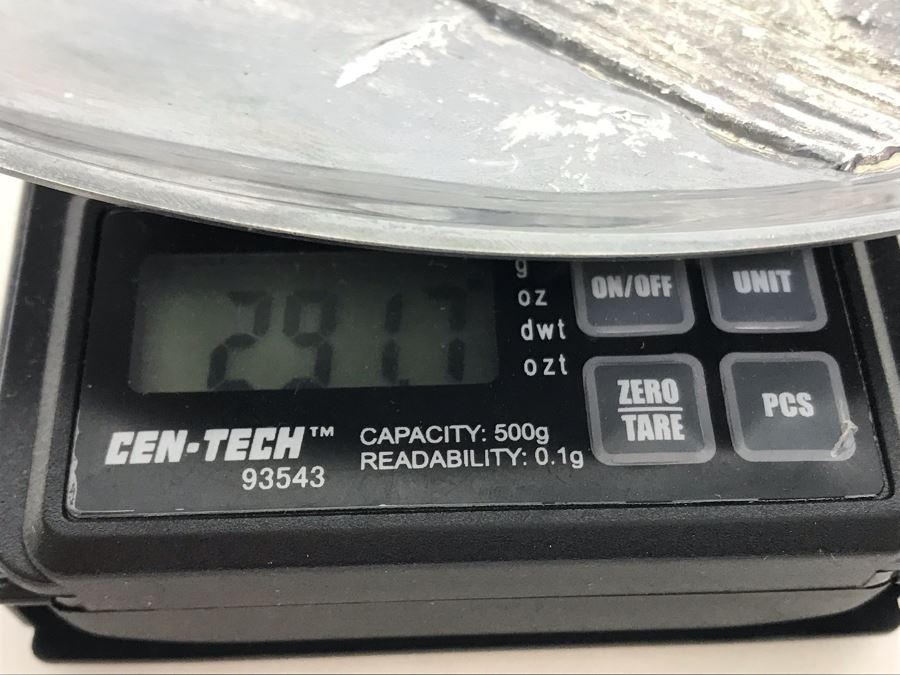 Fine .999 Silver Vintage First Edition A Tribute To Picasso Embossed Sculpture Plate Limited Edition Hamilton Mint 8'D 291.7g [Photo 12]