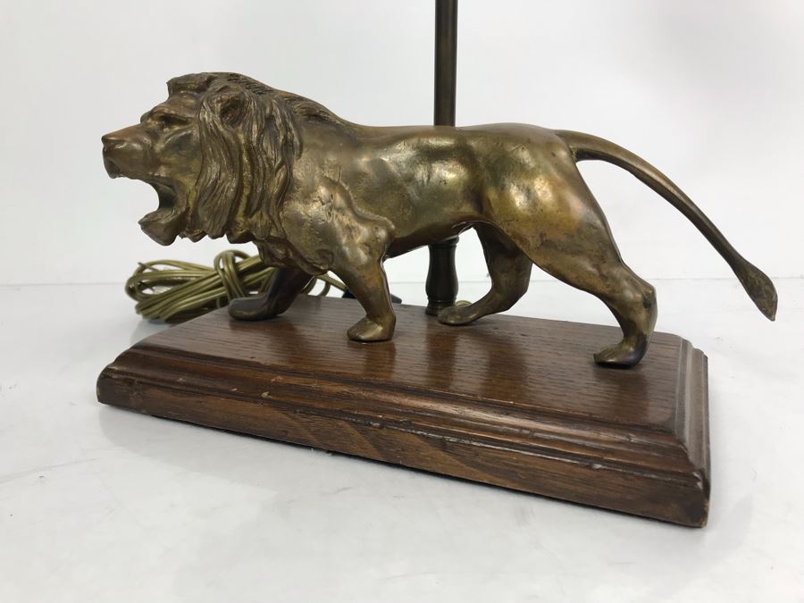 Penn State Nittany Lion Desk Bookcase Statue H Warneke Signed - #454222758