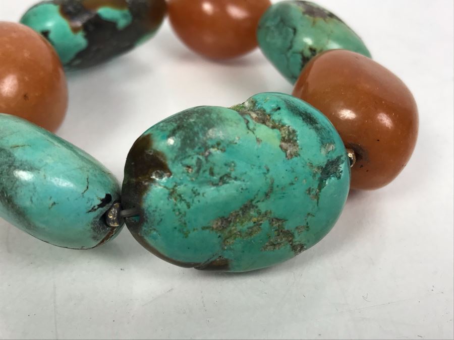 Vintage Trinket Box And Turquoise Bracelet [Photo 4]