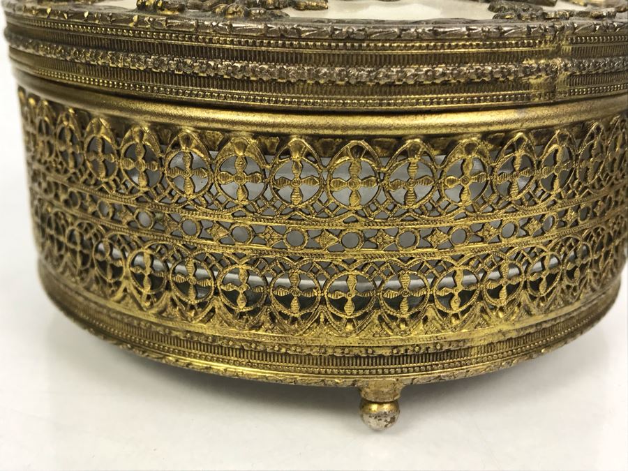 Vintage Trinket Box And Turquoise Bracelet [Photo 9]