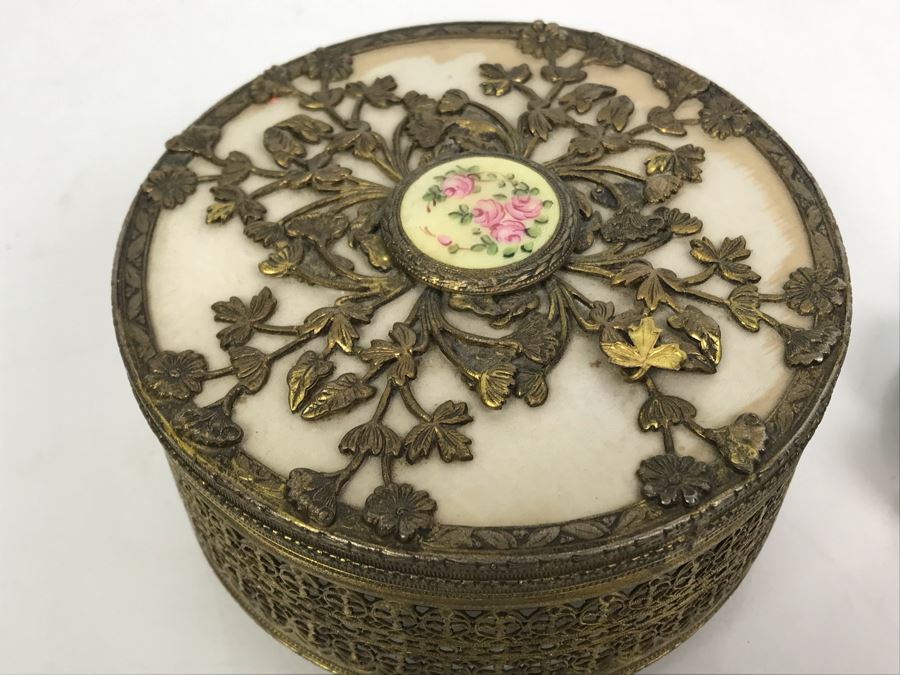 Vintage Trinket Box And Turquoise Bracelet [Photo 10]