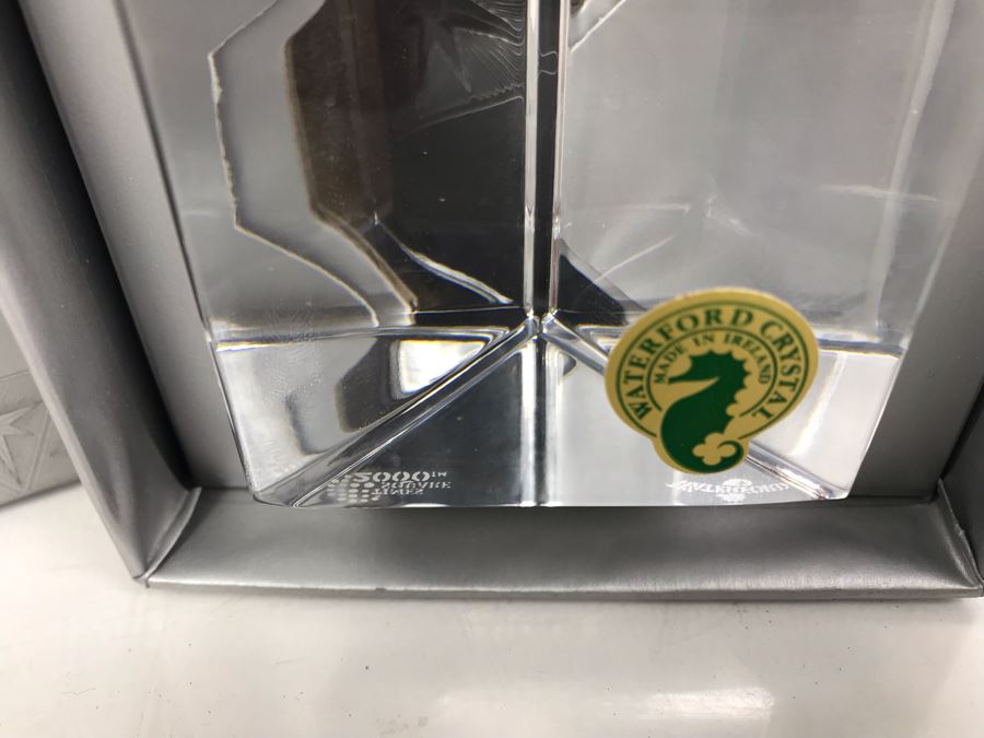 Waterford Crystal The Times Square Collection Star Of Hope Design In Box [Photo 4]