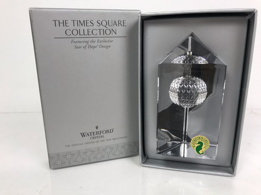 Waterford Crystal The Times Square Collection Star Of Hope Design In Box [Photo 1]