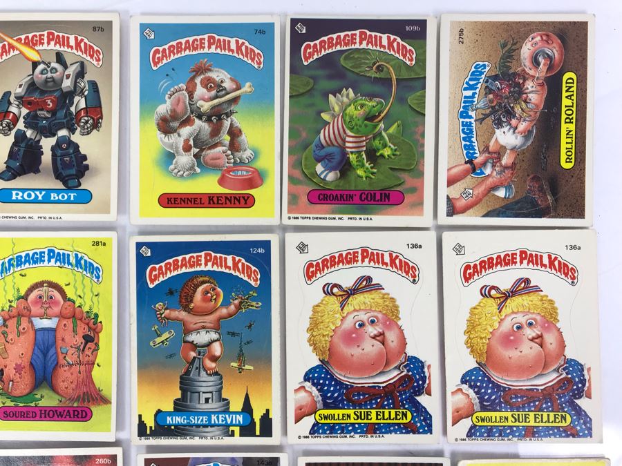 (32) Vintage 1985, 1986, 1987 Garbage Pail Kids Stickers [Photo 4]