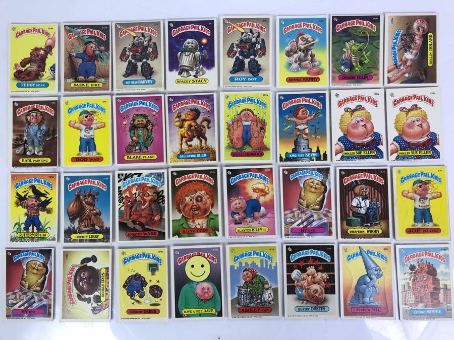 (32) Vintage 1985, 1986, 1987 Garbage Pail Kids Stickers
