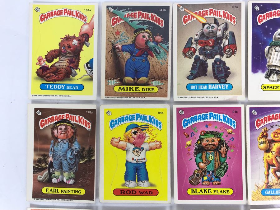 (32) Vintage 1985, 1986, 1987 Garbage Pail Kids Stickers