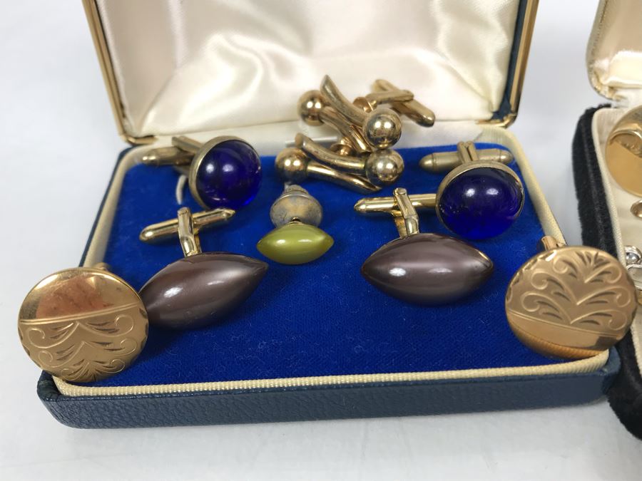 Collection Of Men's Cufflinks And Tie Pins [Photo 8]